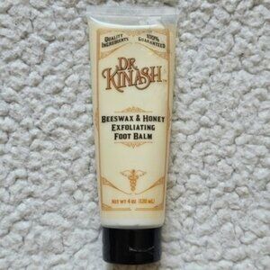 Dr. Kinash Beeswax & Honey Exfoliating Foot Balm 4oz NEW